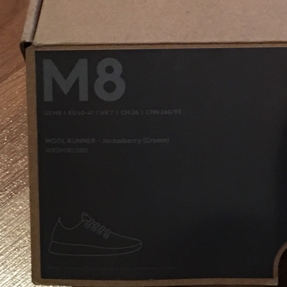 Allbird Wool Runners-Jackalberry/cream - Picture 11 of 11